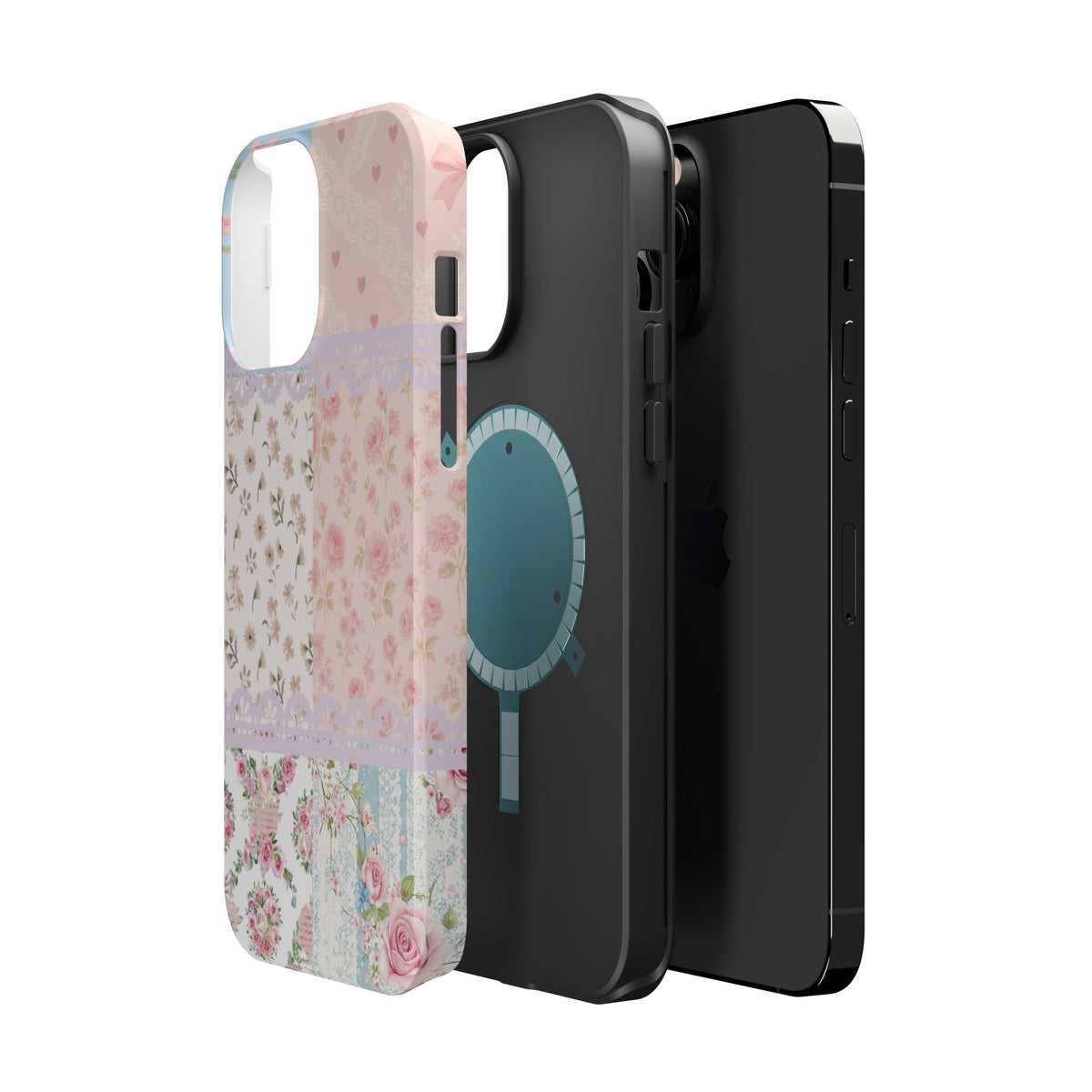 Patchwork Petals Magnetic Phone Case