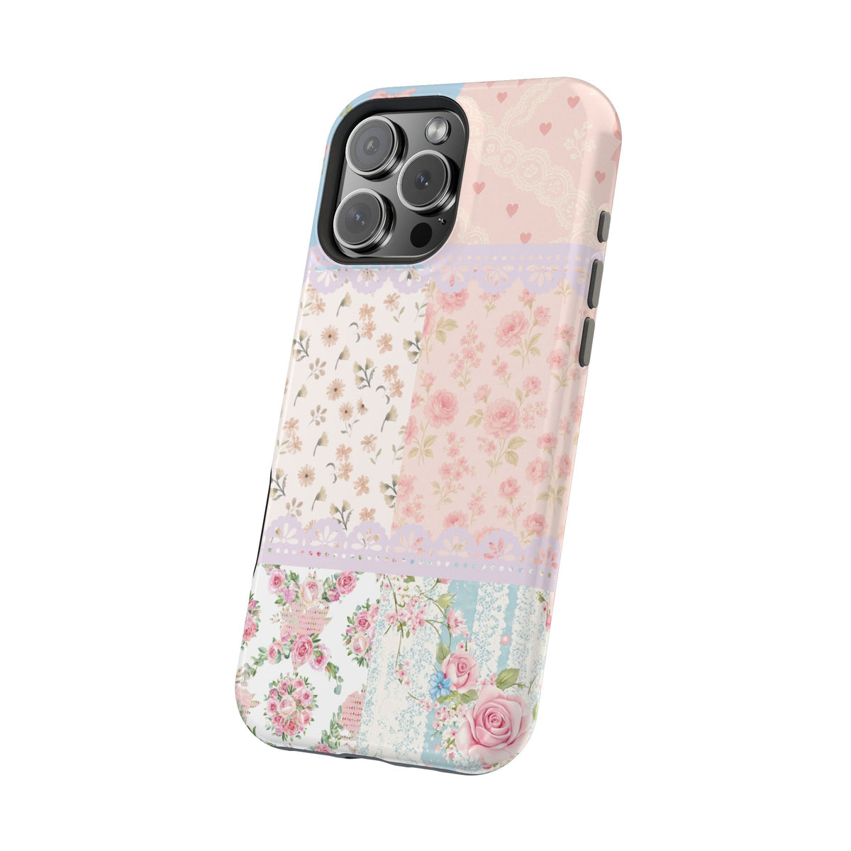 Patchwork Petals Magnetic Phone Case