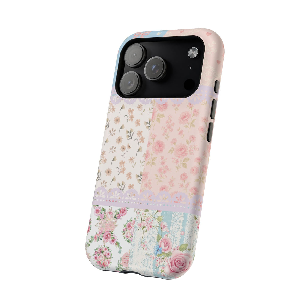 Patchwork Petals Magnetic Phone Case