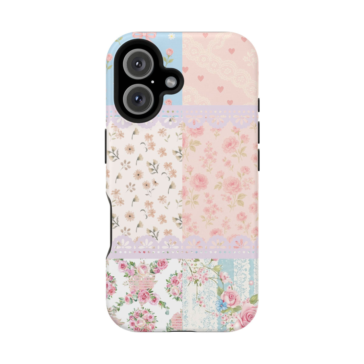 Patchwork Petals Magnetic Phone Case