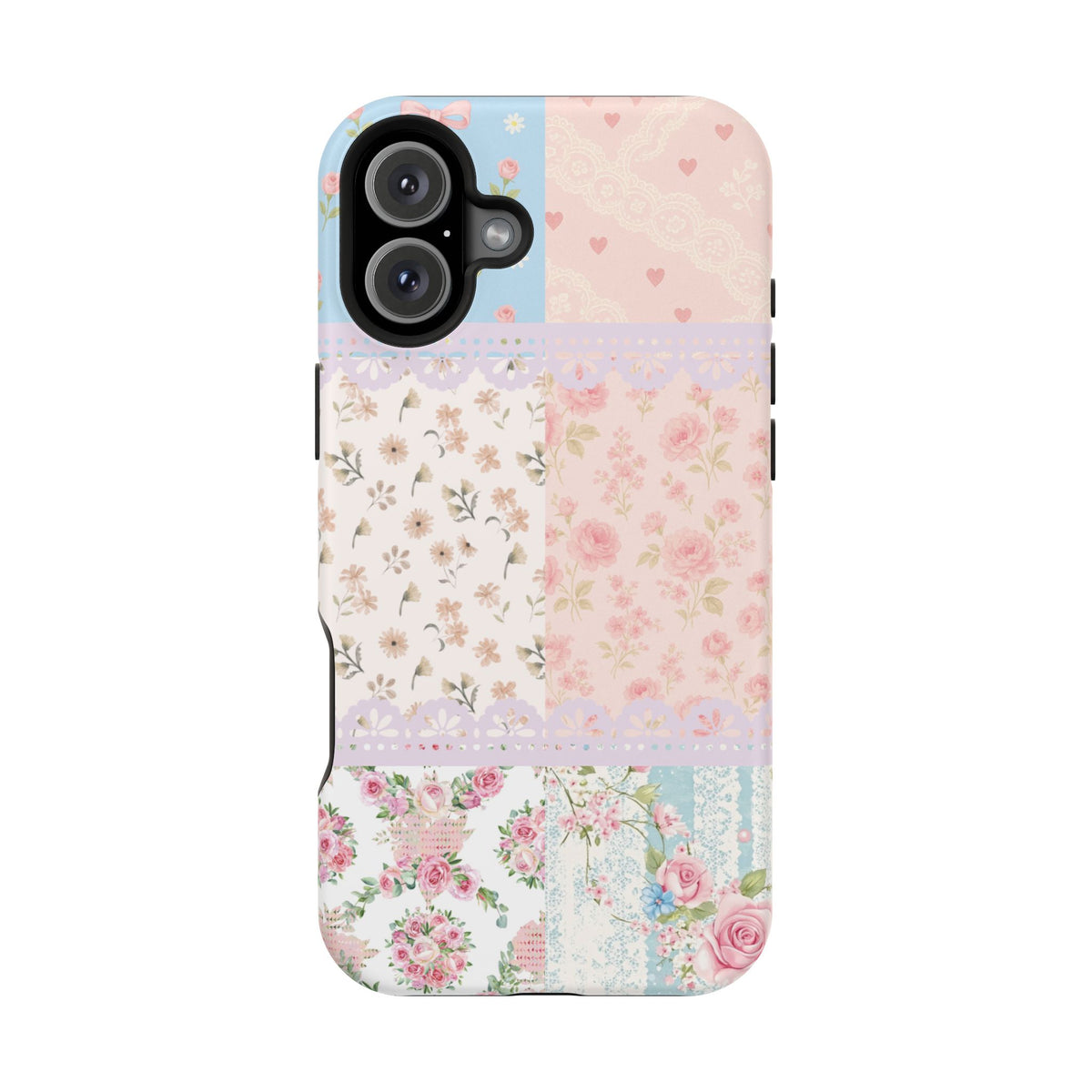 Patchwork Petals Magnetic Phone Case
