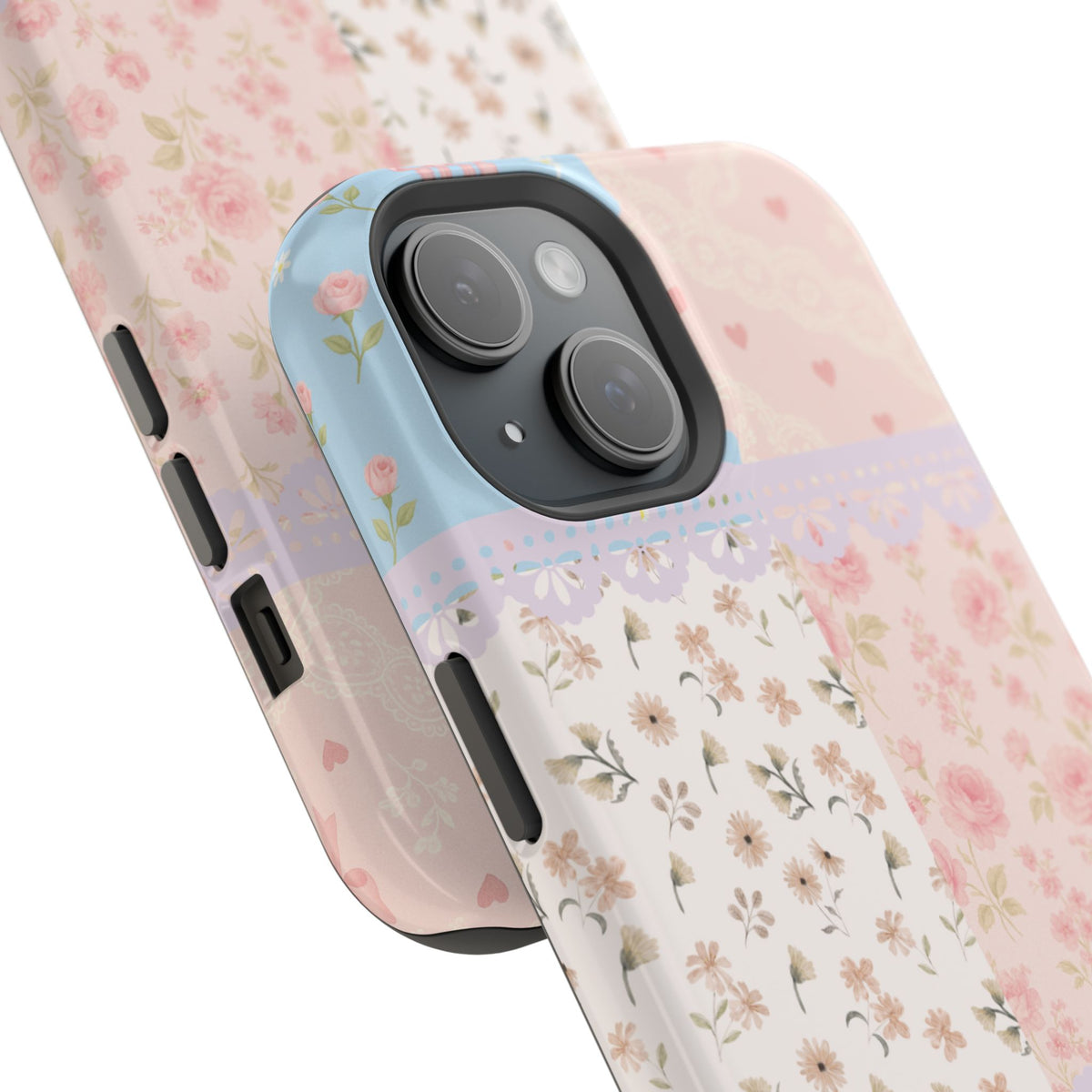 Patchwork Petals Magnetic Phone Case