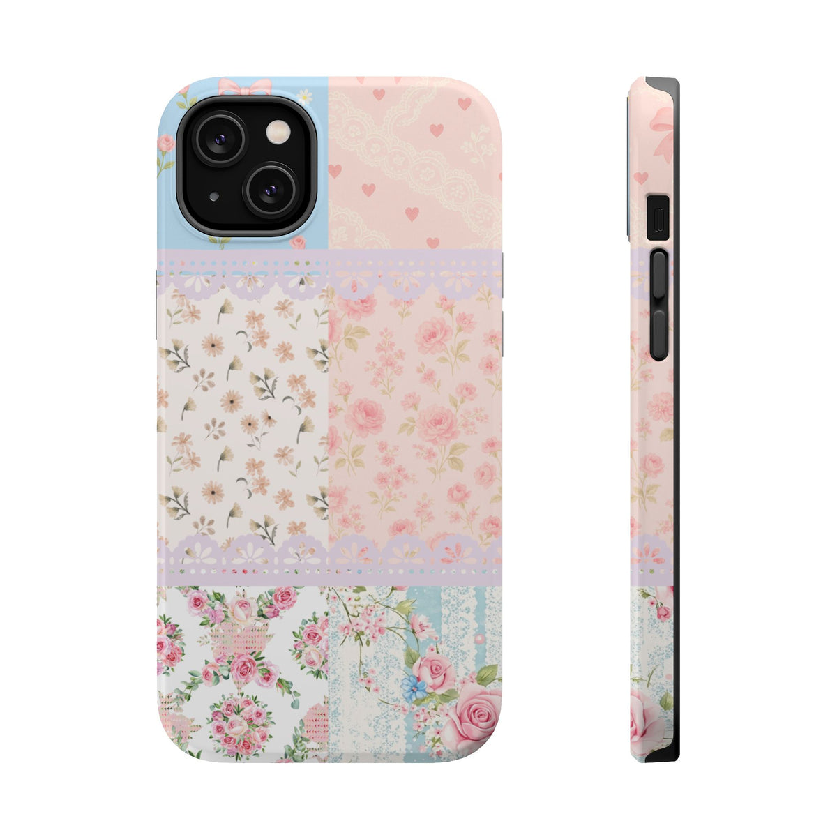 Patchwork Petals Magnetic Phone Case