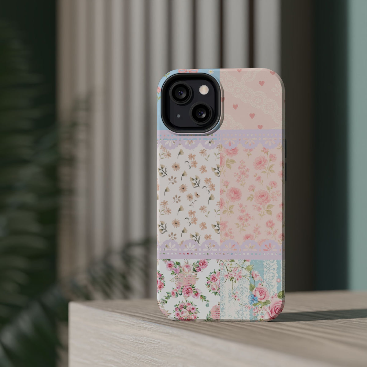 Patchwork Petals Magnetic Phone Case