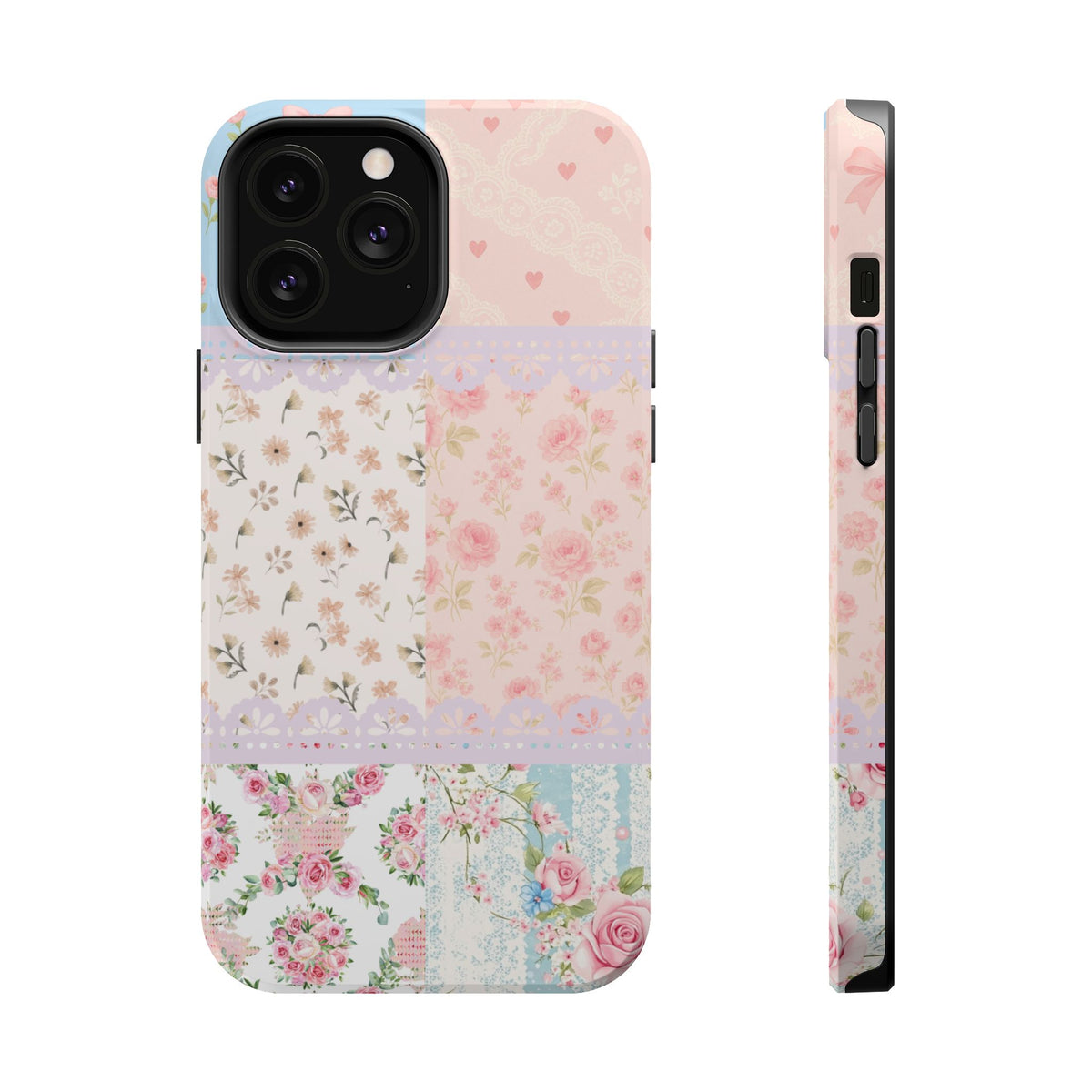 Patchwork Petals Magnetic Phone Case