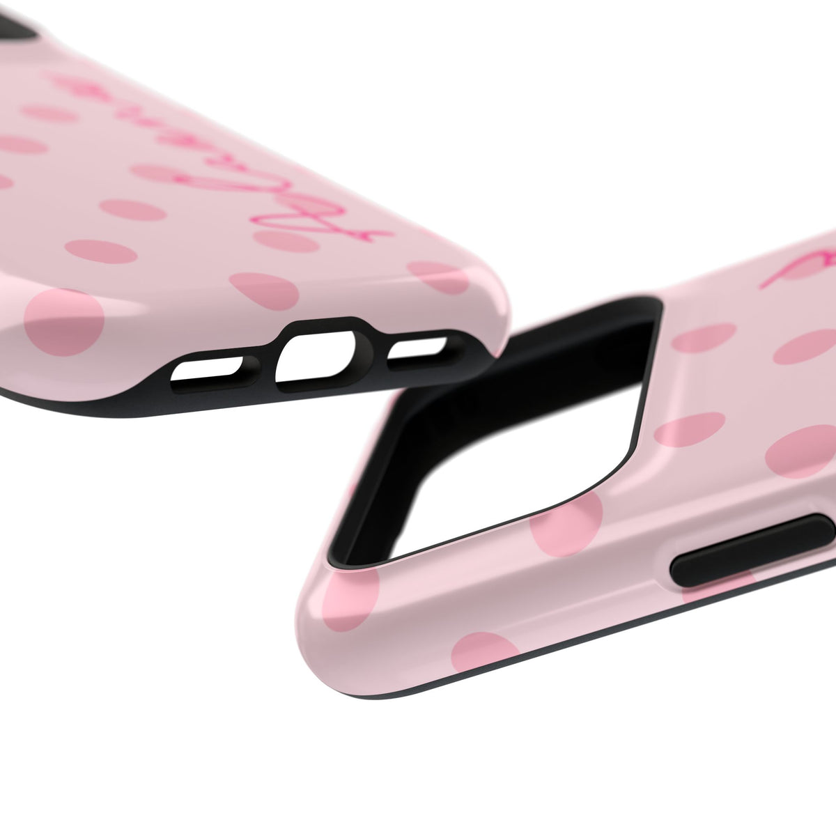 Pretty in Pink Polka Dot Magnetic Impact Case (Personalized)