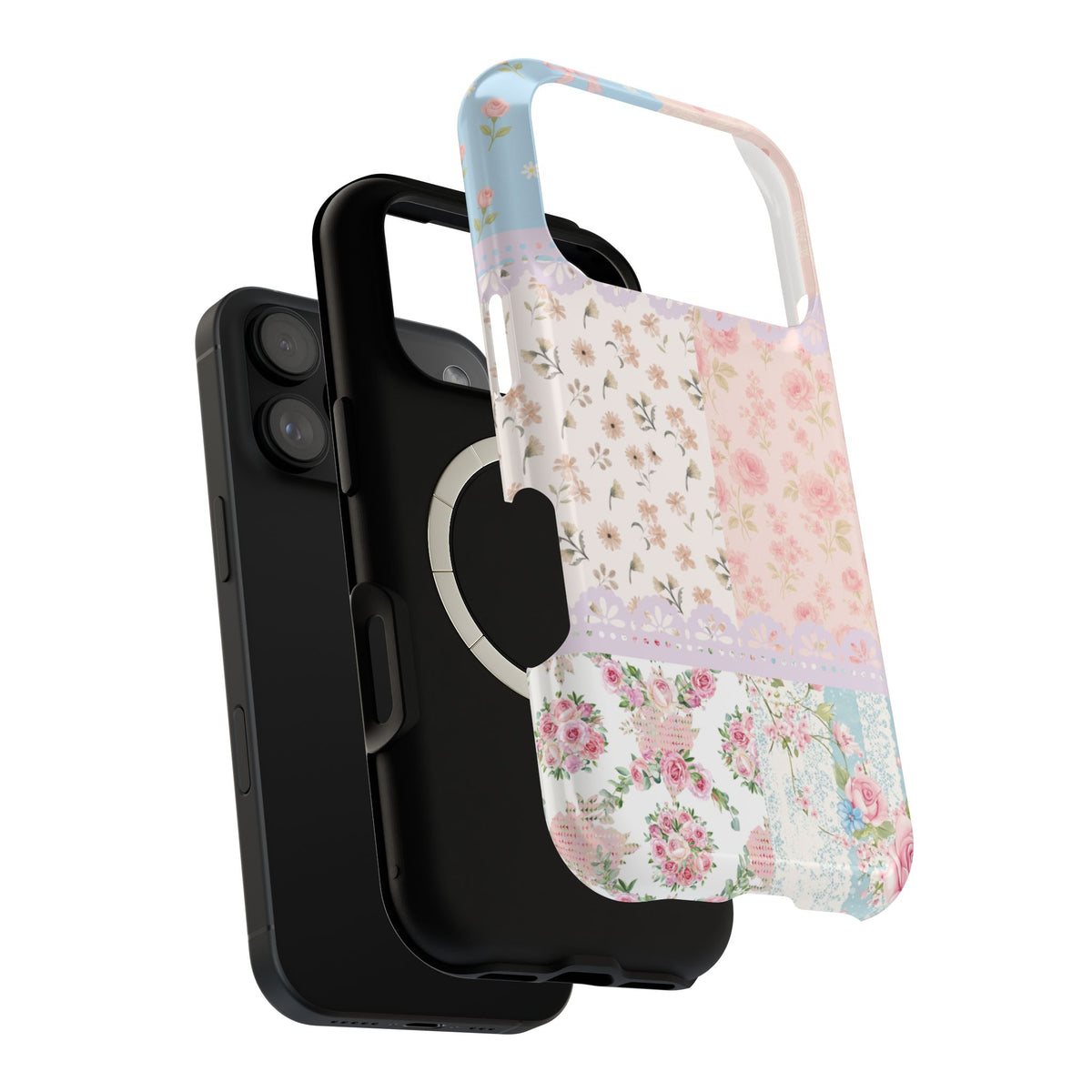 Patchwork Petals Magnetic Phone Case