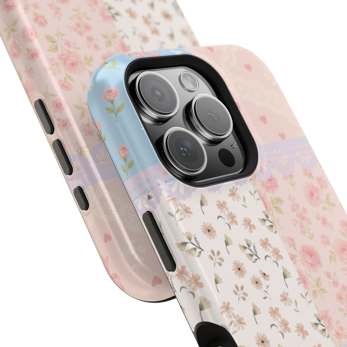 Patchwork Petals Magnetic Phone Case