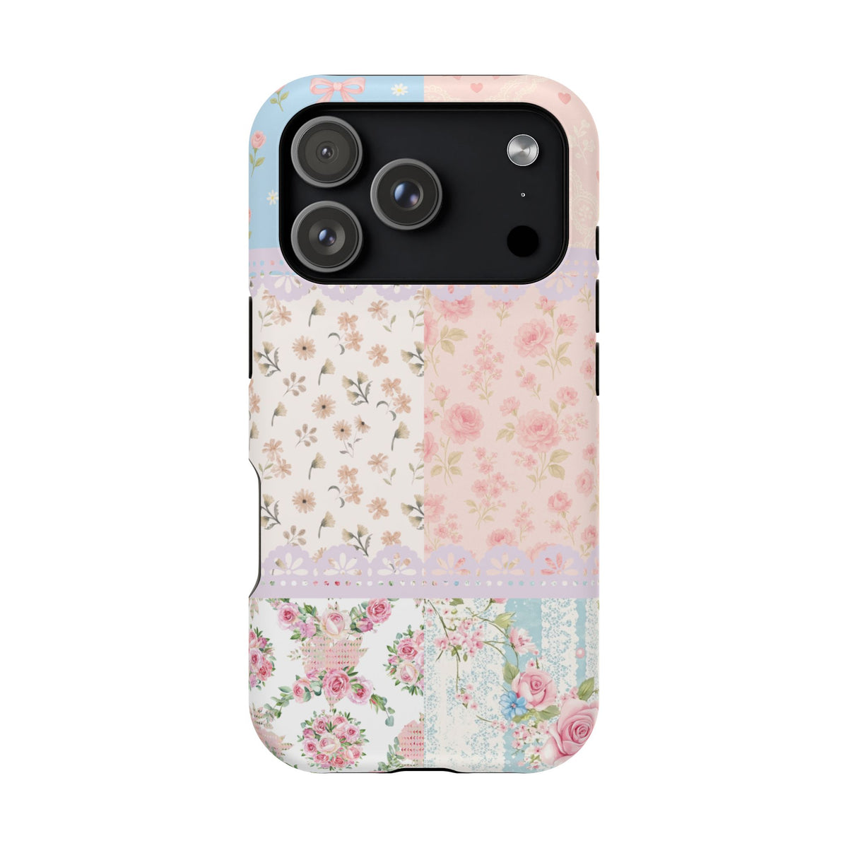 Patchwork Petals Magnetic Phone Case