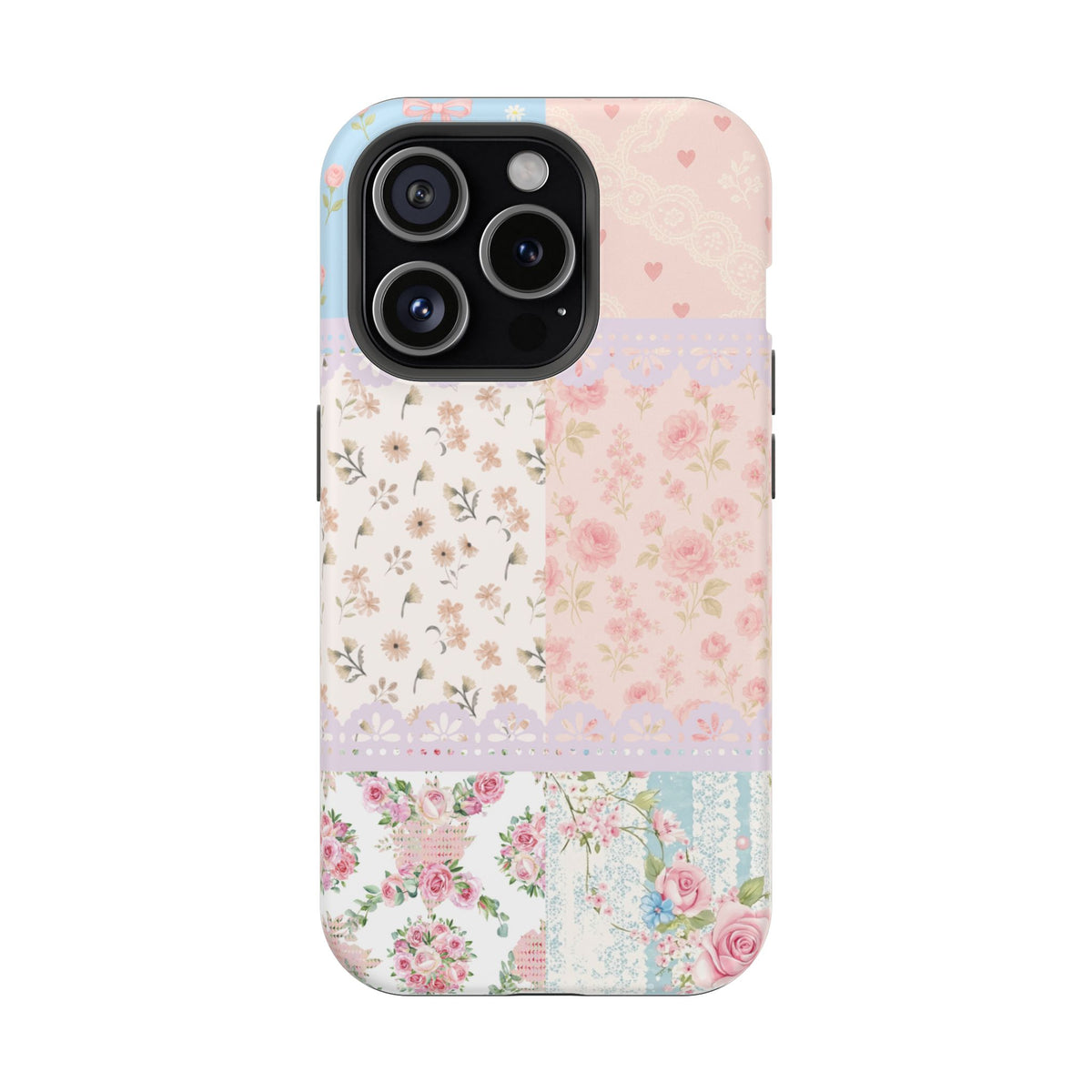 Patchwork Petals Magnetic Phone Case