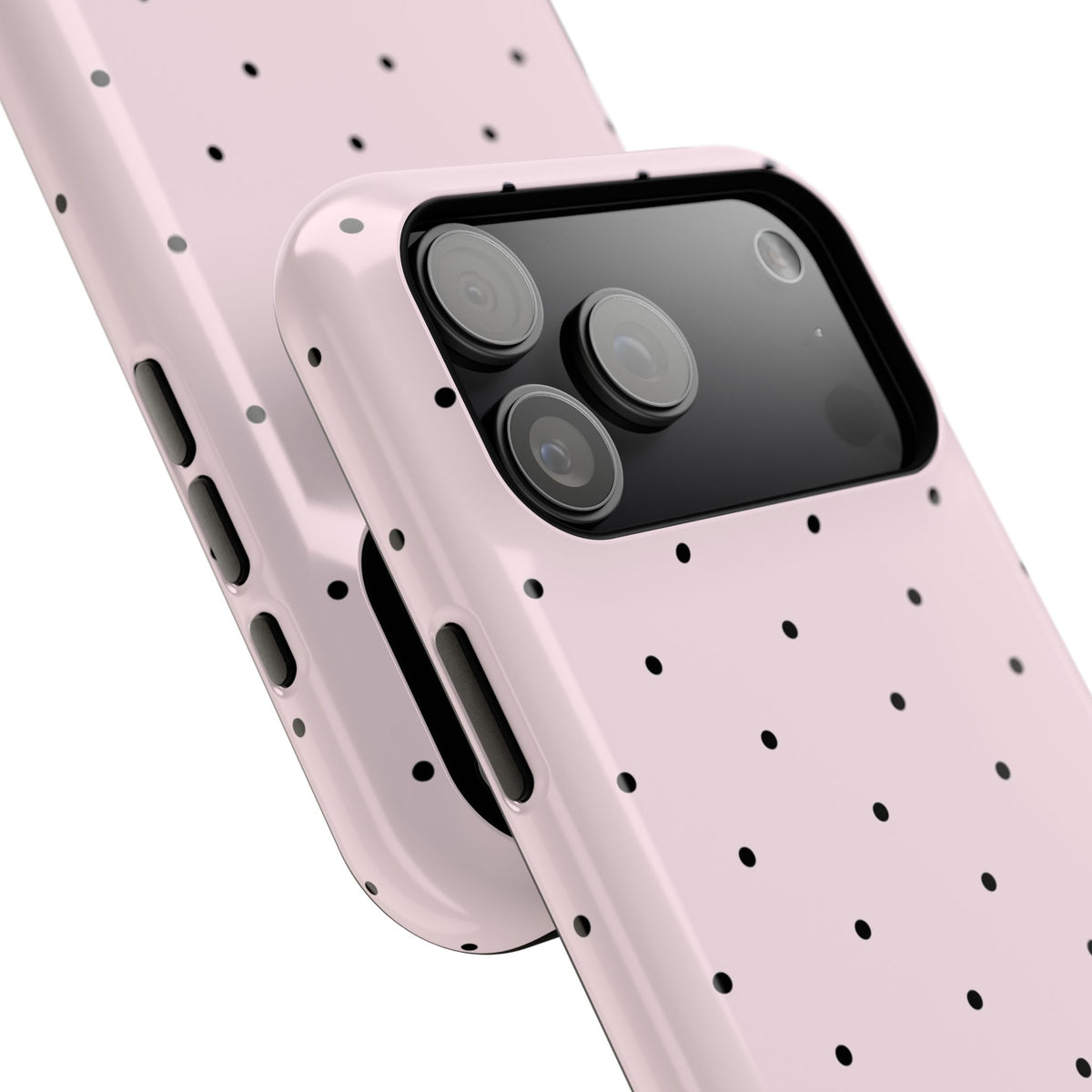 Pink Pirouette Polka Dot Magnetic Phone Case (Not Personalized)
