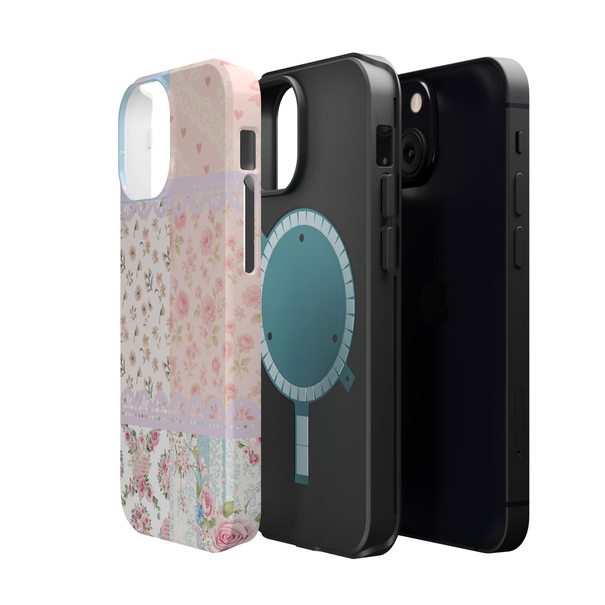 Patchwork Petals Magnetic Phone Case
