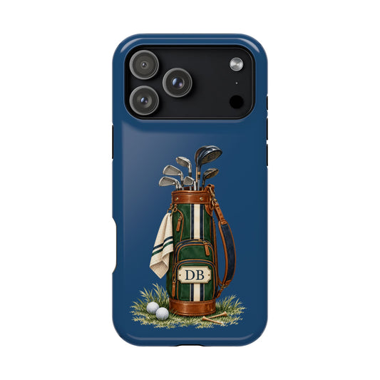 Fairway Monogram Golf Bag MagSafe Phone Case (Personalized)