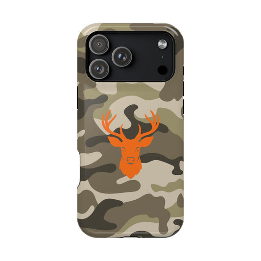 Buck and Brush Green Camo Magnetic Impact-Resistant Phone Case