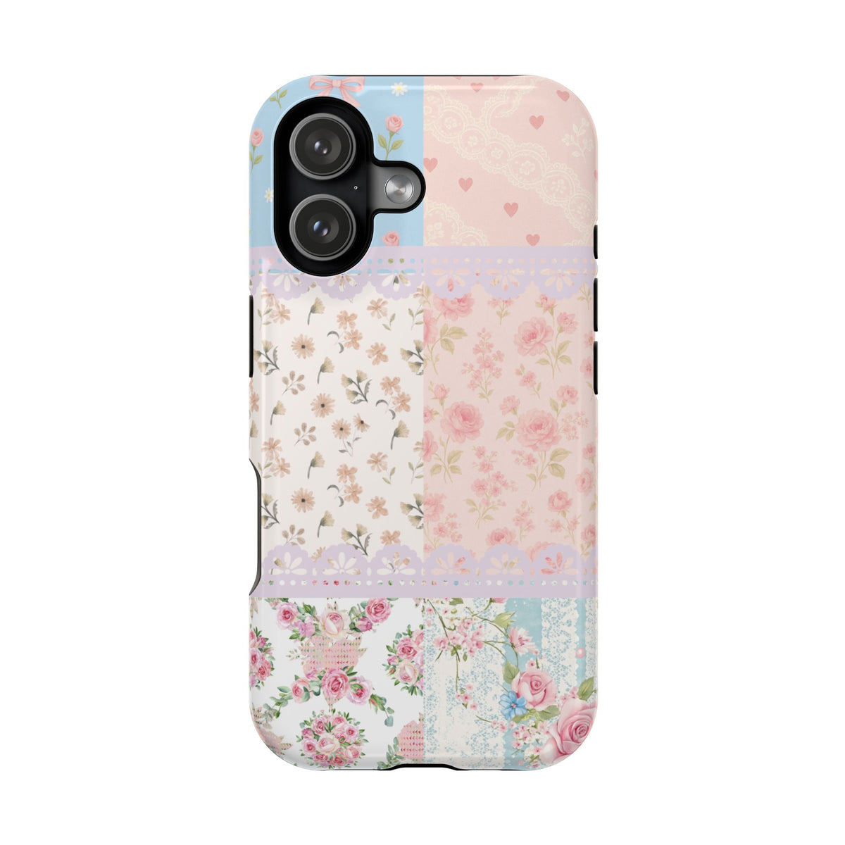 Patchwork Petals Magnetic Phone Case