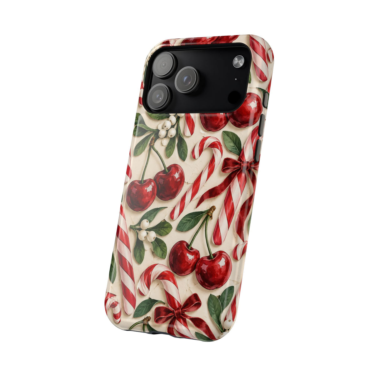 Cherry and Cheer Christmas Magnetic Phone Case