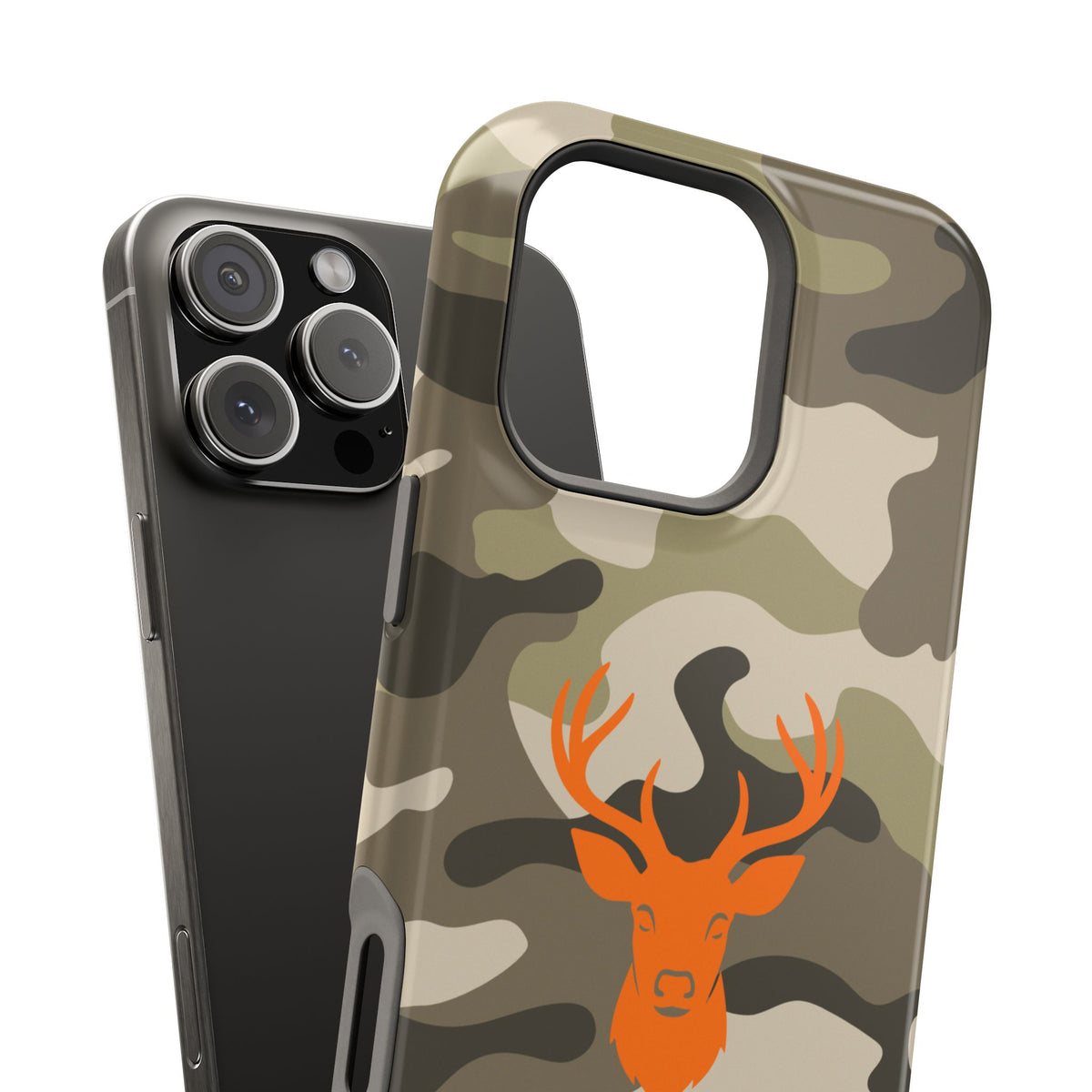 Buck and Brush Green Camo Magnetic Impact-Resistant Phone Case