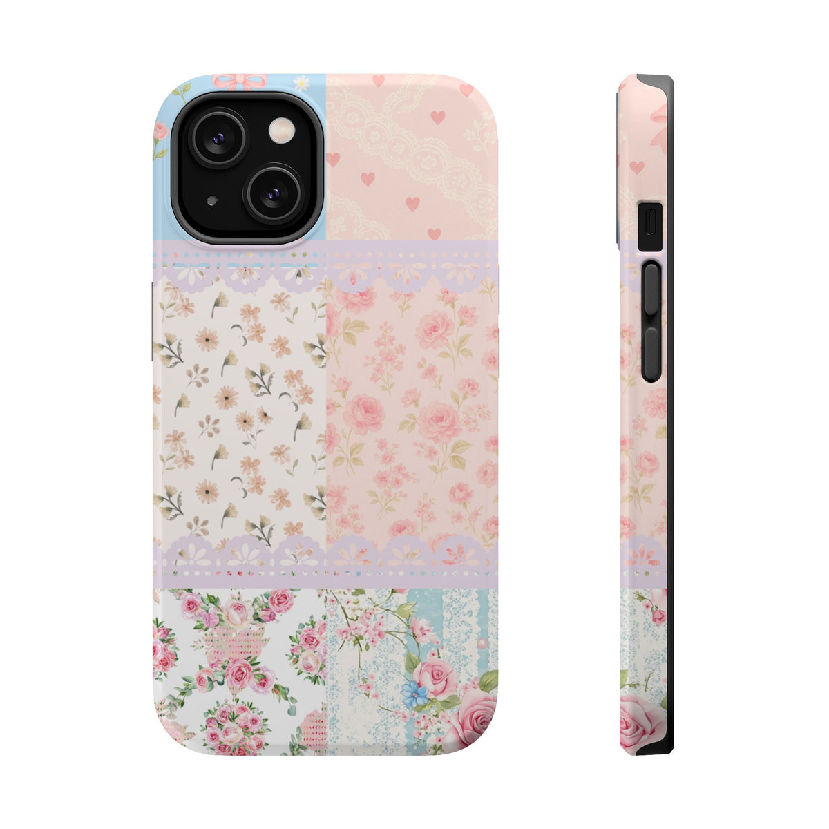 Patchwork Petals Magnetic Phone Case
