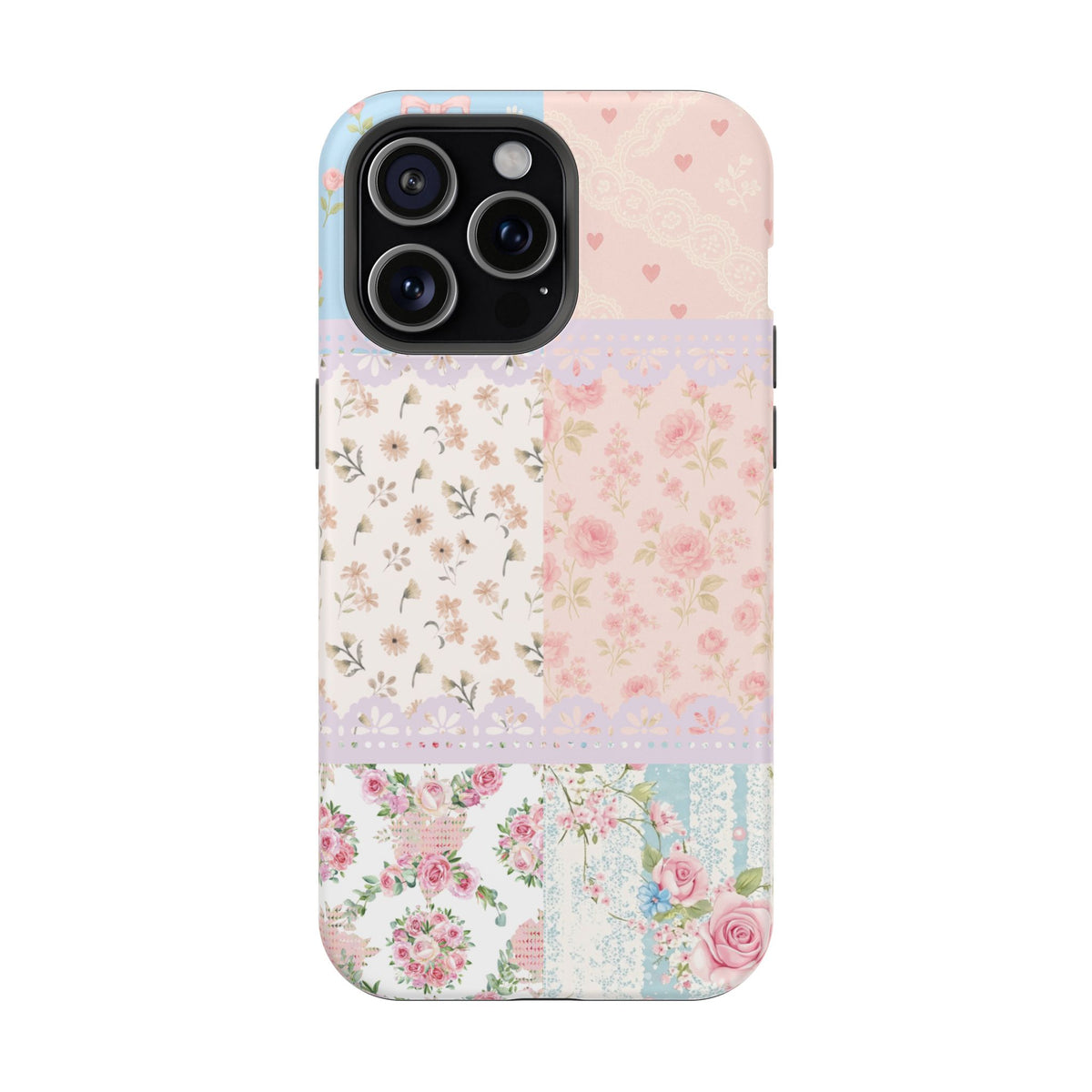 Patchwork Petals Magnetic Phone Case