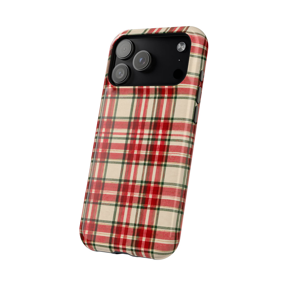 Merry Plaid Christmas Magnetic Phone Case