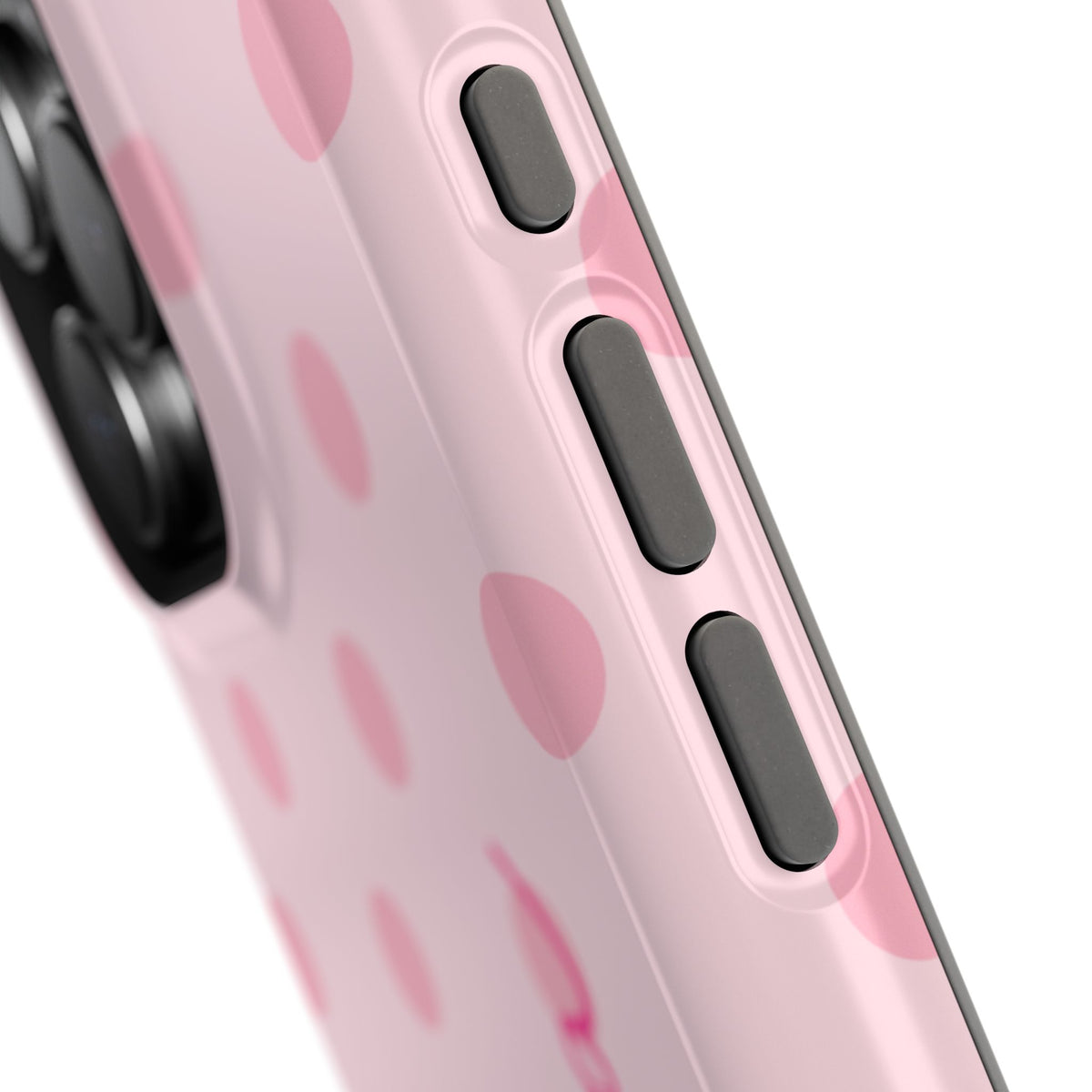 Pretty in Pink Polka Dot Magnetic Impact Case (Personalized)