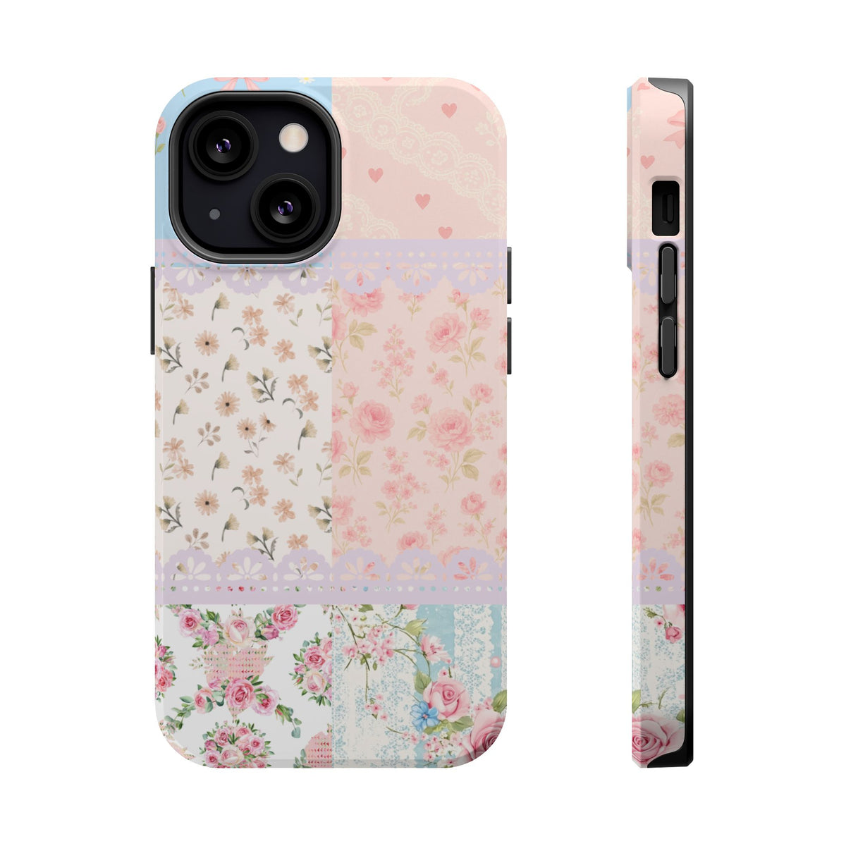 Patchwork Petals Magnetic Phone Case
