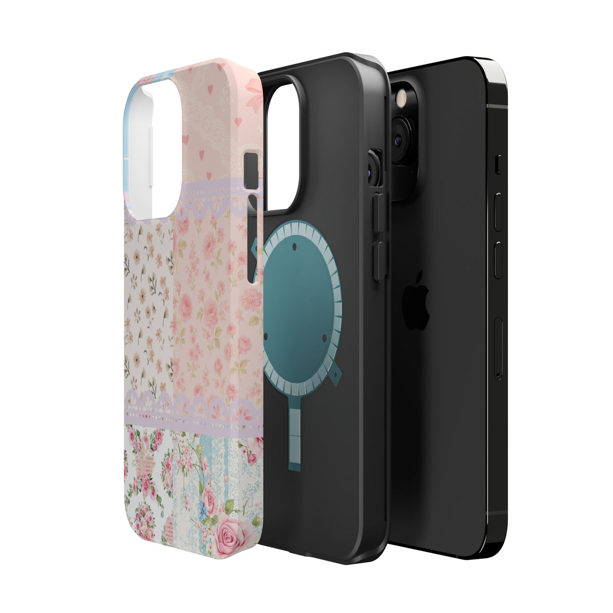Patchwork Petals Magnetic Phone Case