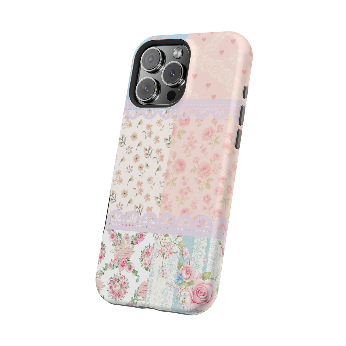Patchwork Petals Magnetic Phone Case
