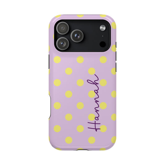 Purple and Geaux Magnetic Impact-Resistant Phone Case (Personalized)