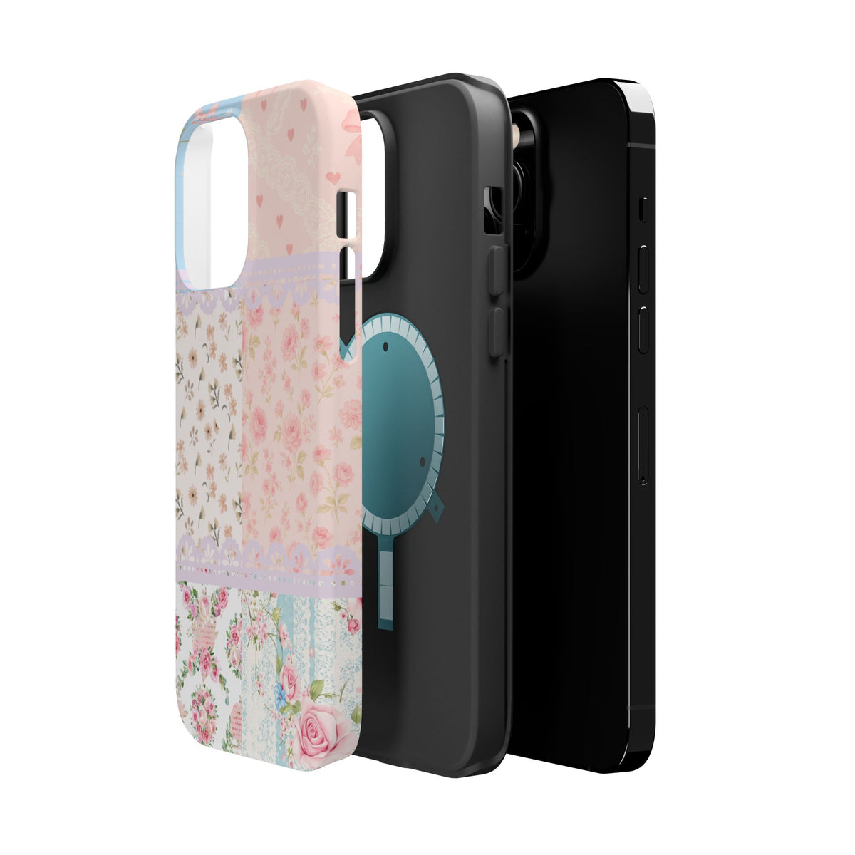 Patchwork Petals Magnetic Phone Case
