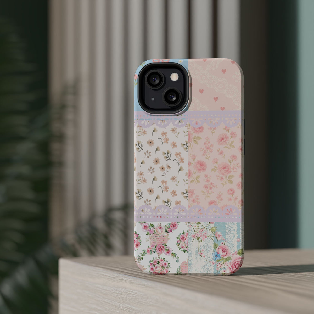 Patchwork Petals Magnetic Phone Case