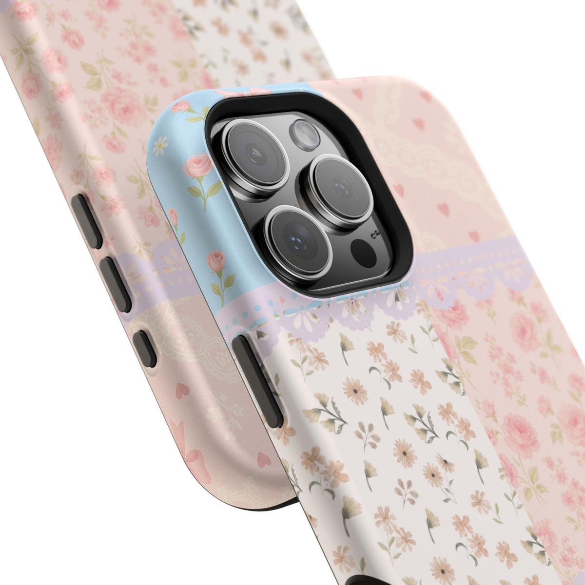 Patchwork Petals Magnetic Phone Case